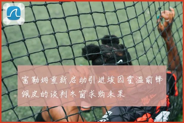 富勒姆重新启动引进埃因霍温前锋佩皮的谈判冬窗求购未果